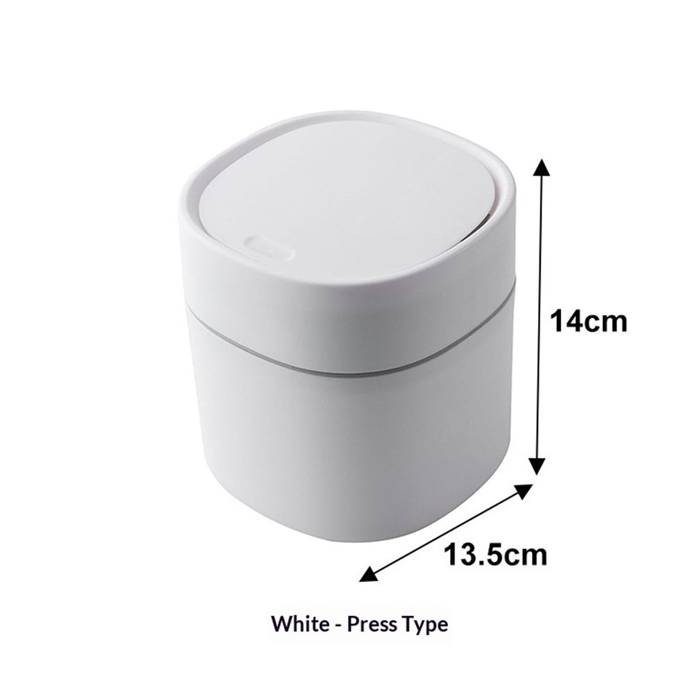 Mini Desk Trash Can with Lid view 4