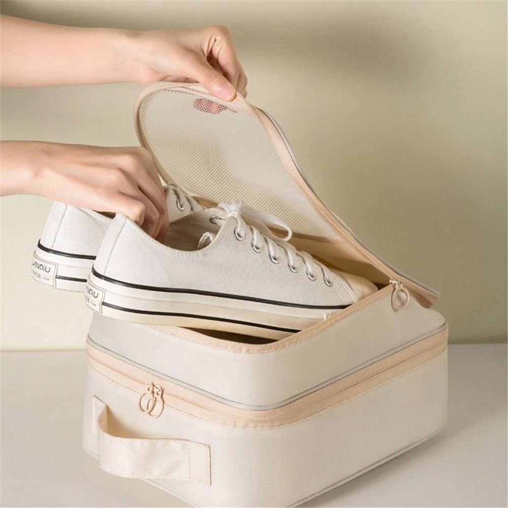 Shoe Bag Holds 3 Pair of Shoes for Travel and Daily Use Storage Pouch view 3