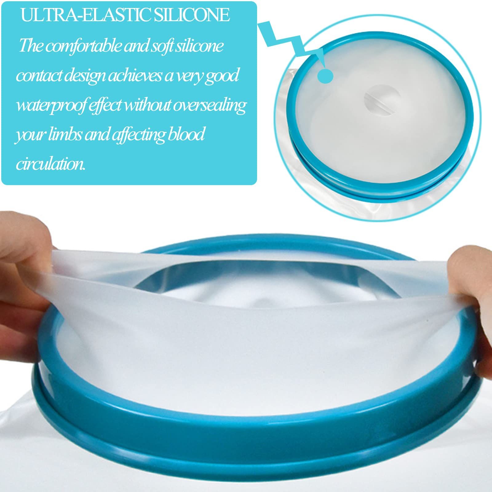 1 pcs Water Proof Leg Cast Cover for Shower view 3