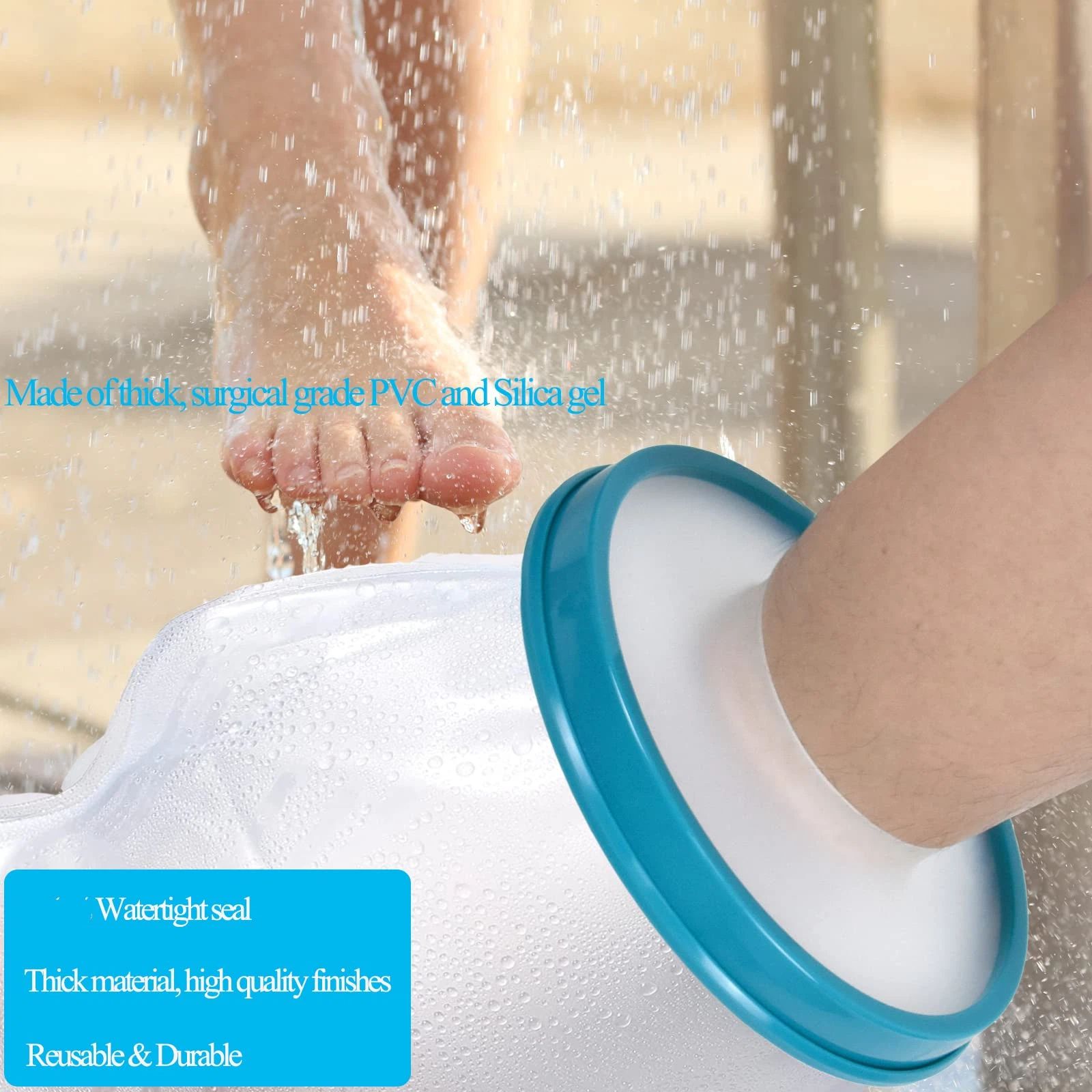1 pcs Water Proof Leg Cast Cover for Shower view 4
