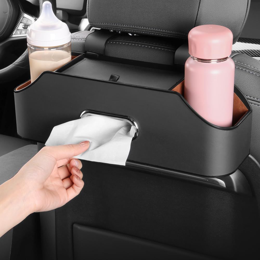 New car headrest Rear seat Multifunctional Storage Box view 3