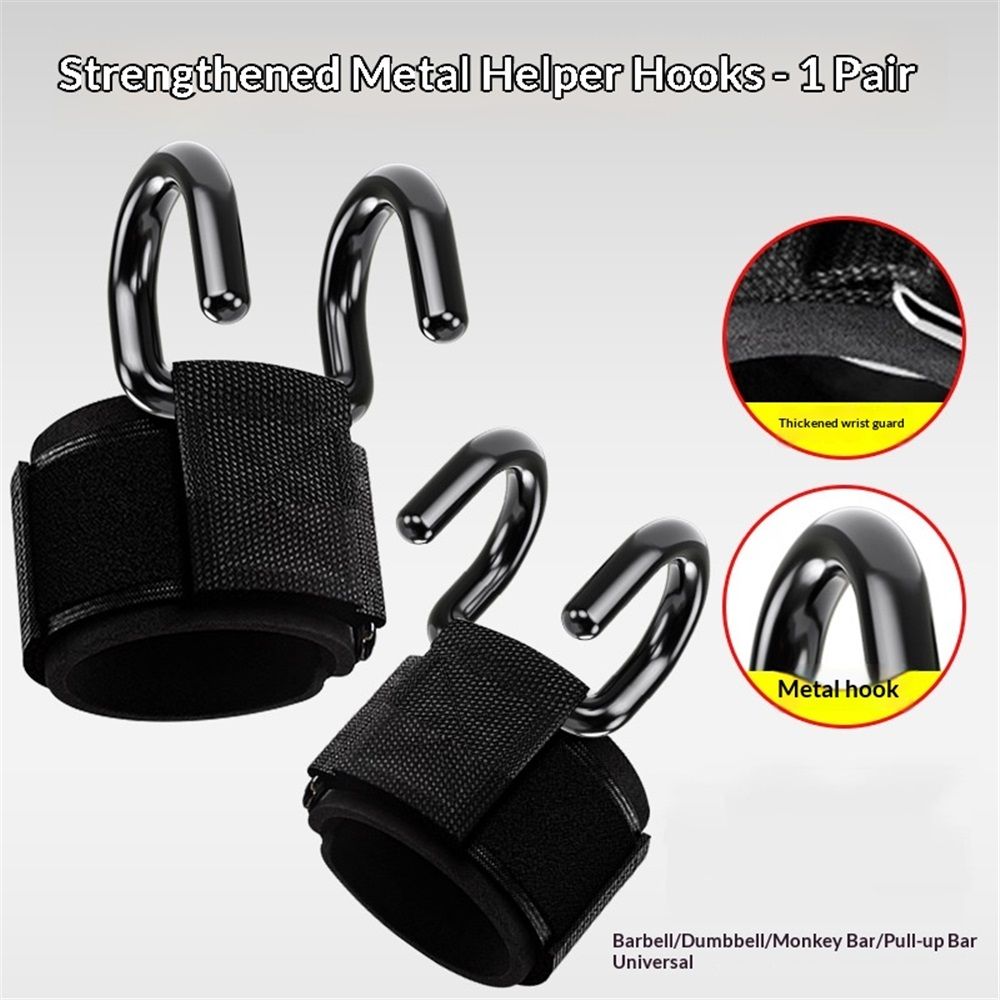 Weight Lifting Hooks (Pair)