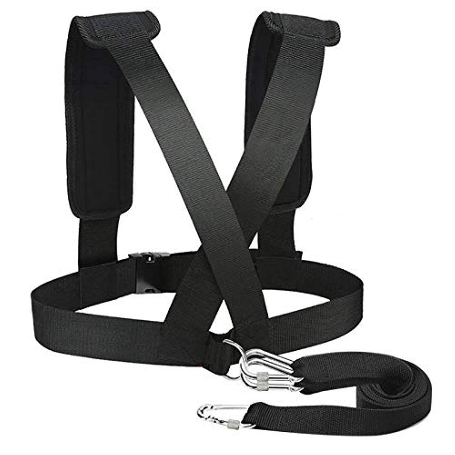 Sled Harness Tire Pulling Harness Pull Strap with Reinforced Lock