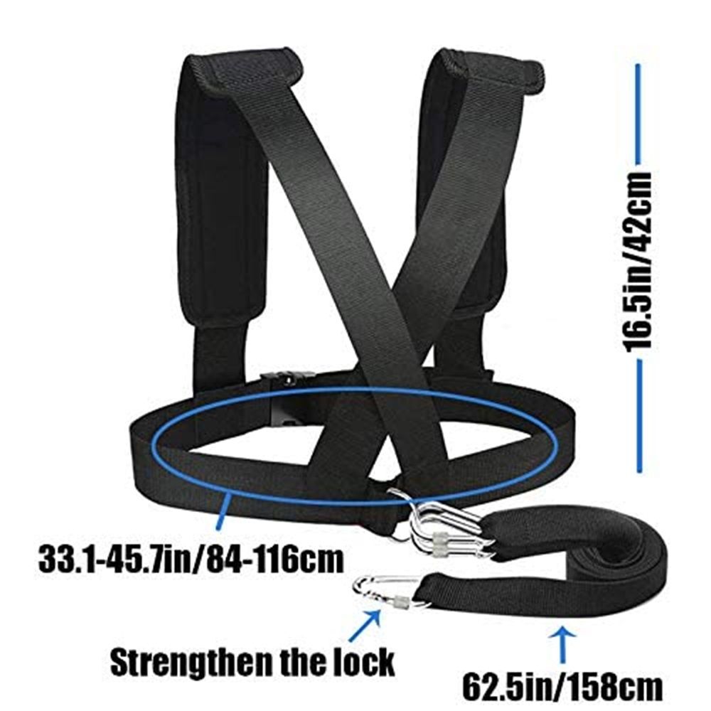 Sled Harness Tire Pulling Harness Pull Strap with Reinforced Lock view 5