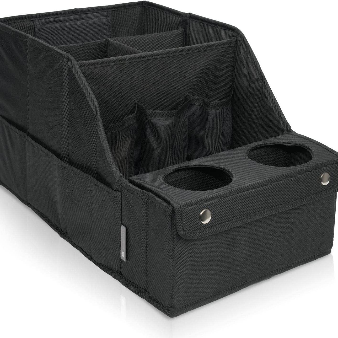 Car Seat Organizer- Backseat Car Organizer with 11 Storages Compartments and 2