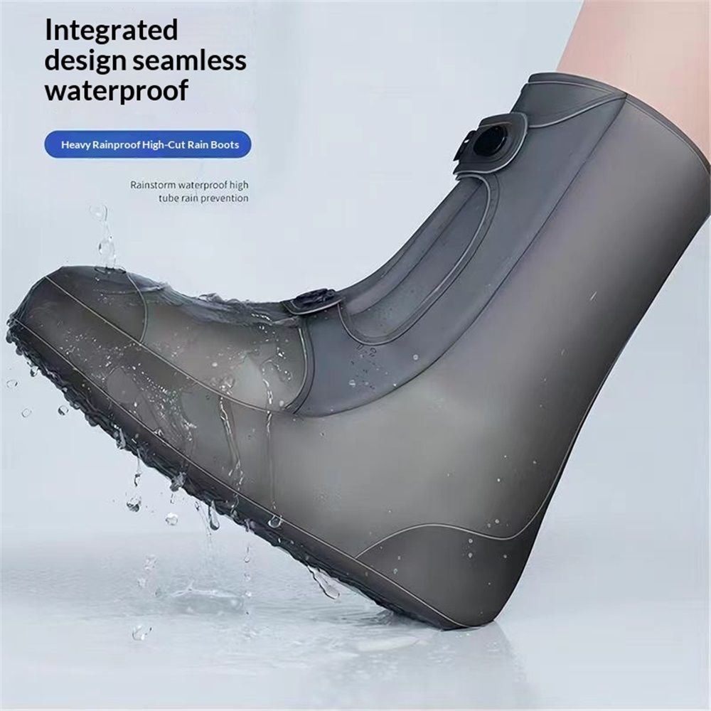 Rain Shoe Covers | Waterproof Shoe Covers for Men Women | Reusable Galoshes view 4