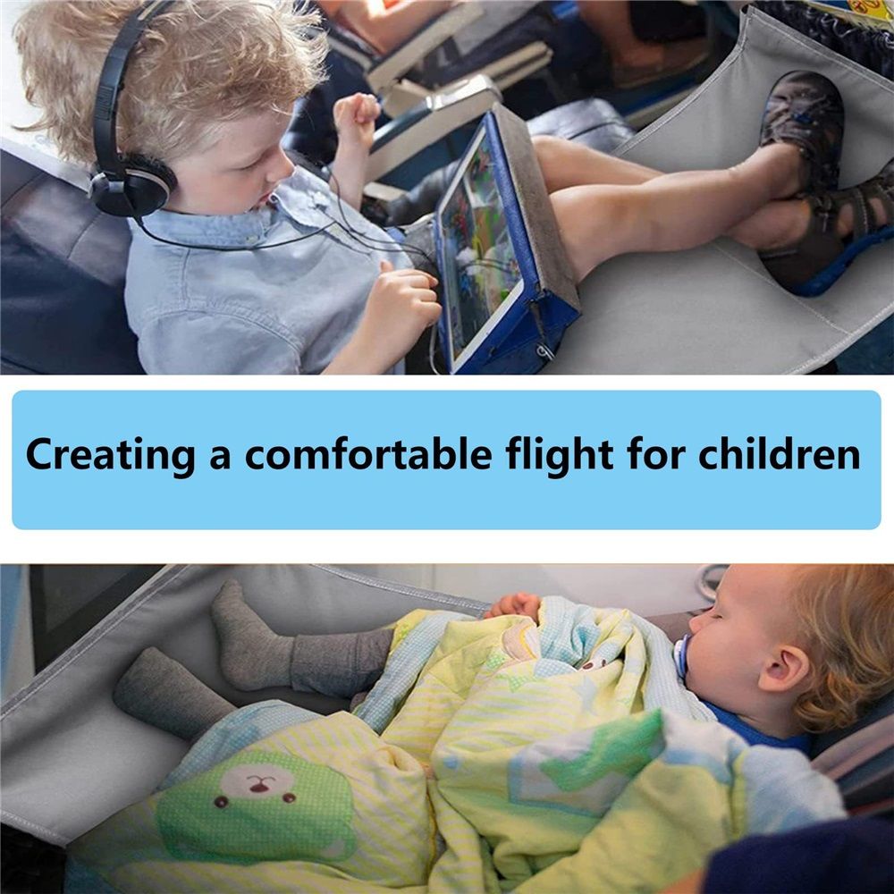 Toddler Airplane Bed & Airplane Seat Extender for Kids - Portable Foot Rest view 4