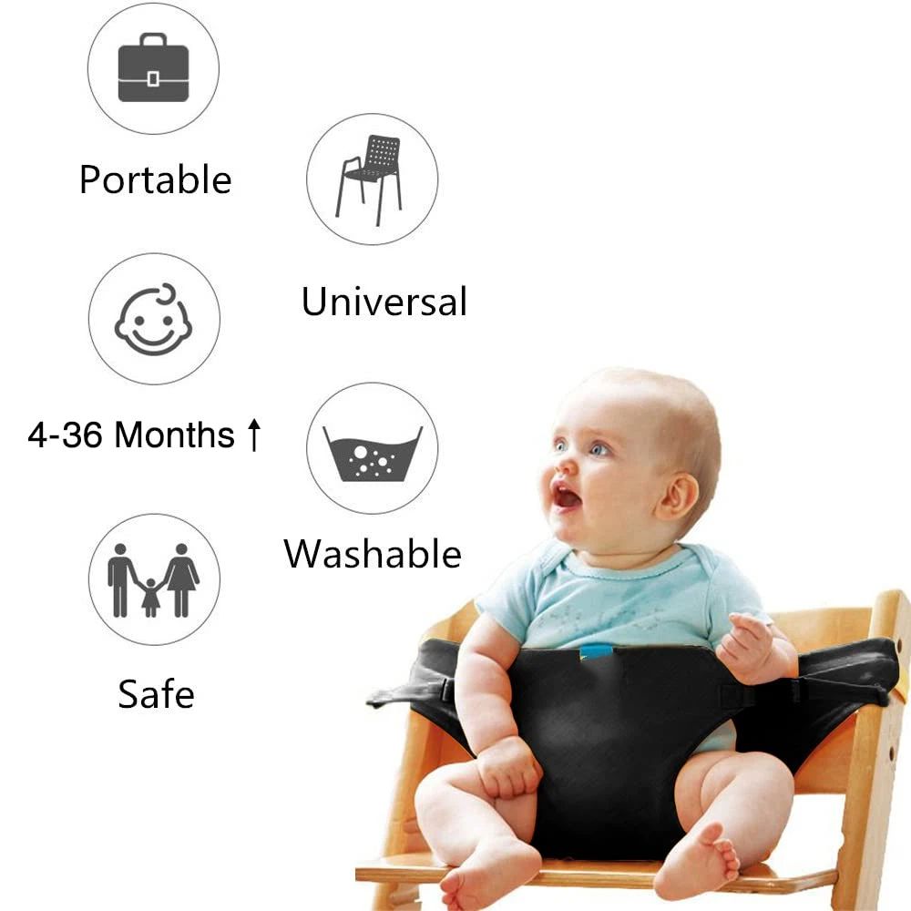 Harness Seat for High Chair Baby Feeding Safety Seat with Strap view 2