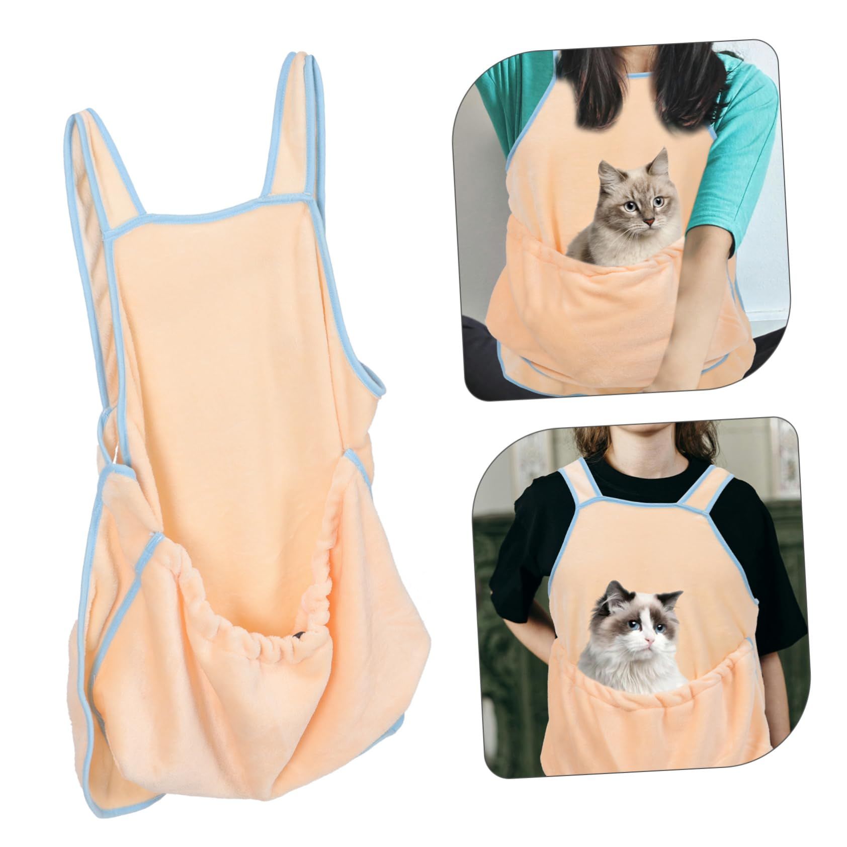 Cat Apron Carrier, Pet Sleeping Bag, Kitten Hands-Free Soft-Sided Carrier view 3