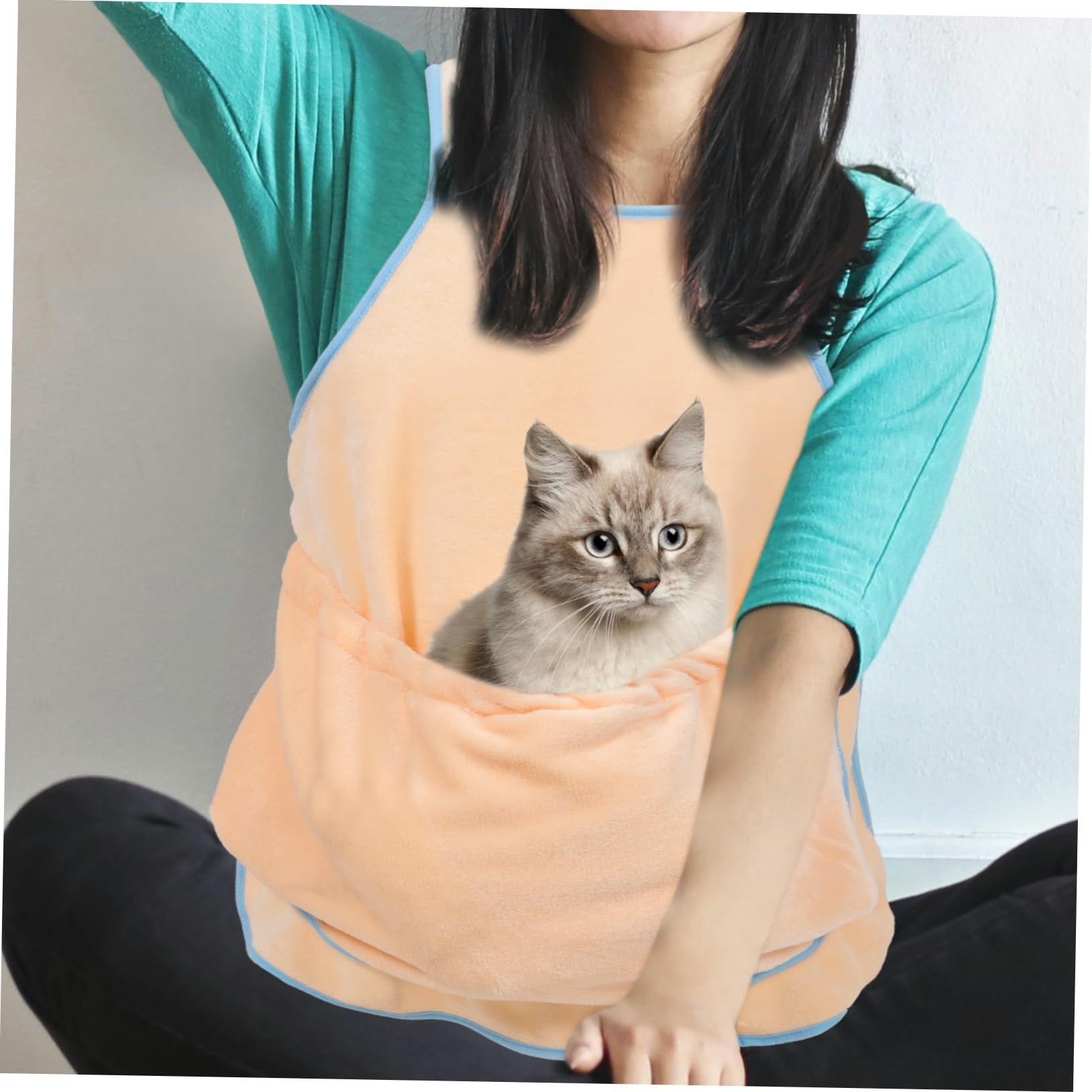Cat Apron Carrier, Pet Sleeping Bag, Kitten Hands-Free Soft-Sided Carrier view 4