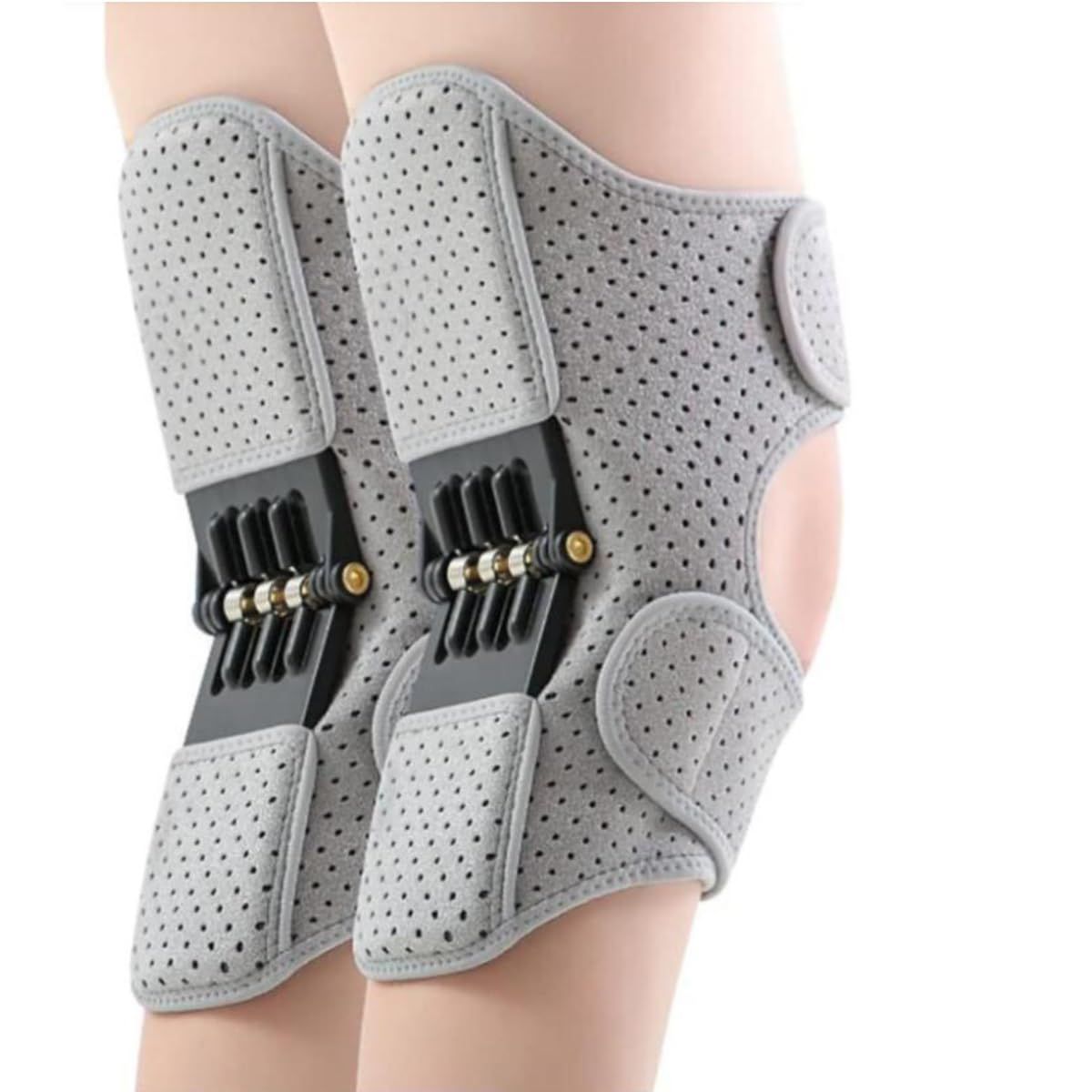 A pair Spring-Powered Knee Support Brace - Boost Joint Assistance for Stairs