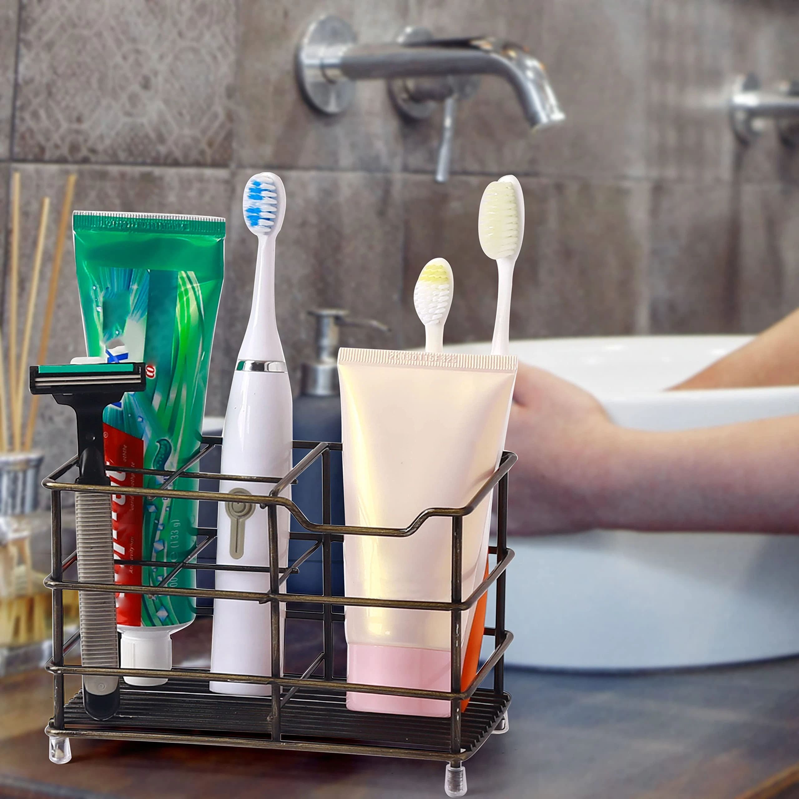 Toothbrush Holder, Electric Toothbrush Holder - Stainless Steel Tooth Brush view 5