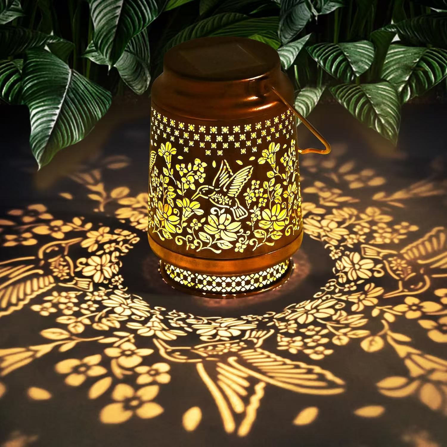 Gifts for Women Men Mom, 2 Pack Hummingbird Solar Lights Outdoor Waterproof view 3