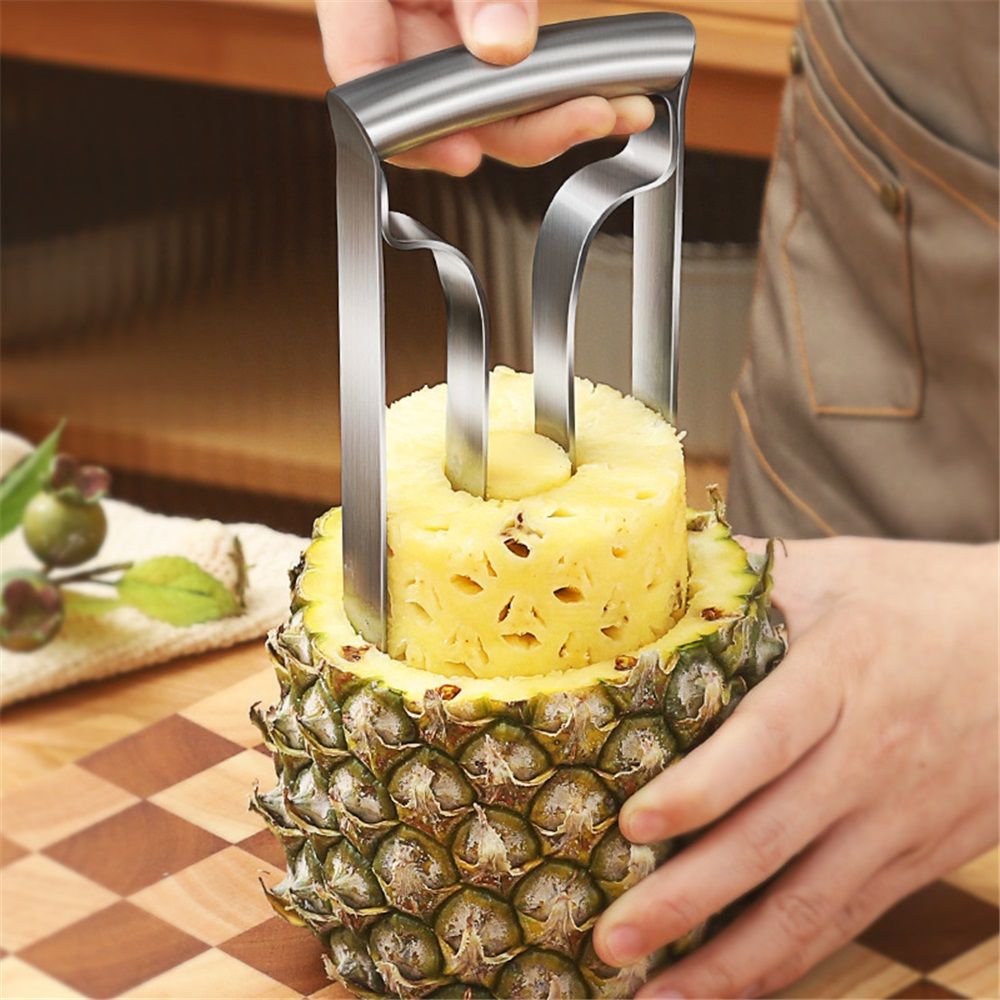 Pineapple Corer Large Stainless Steel Pineapple Corer Peeler Pineapple Cutter view 2