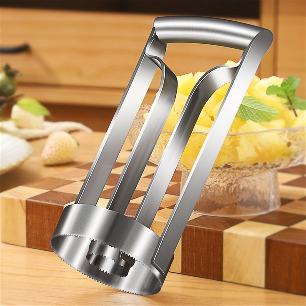 Pineapple Corer Large Stainless Steel Pineapple Corer Peeler Pineapple Cutter view 3