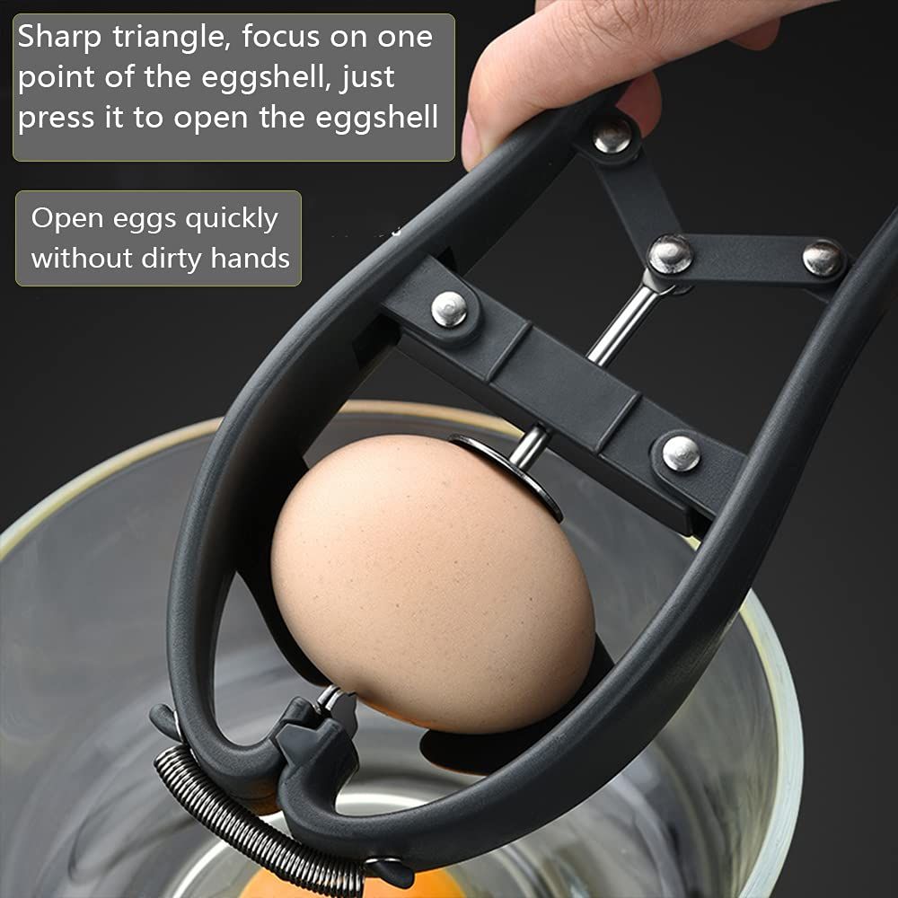 Egg Cracker,l Egg Opener, Automatic Egg Cracking Tool, Easy Eggshell view 4