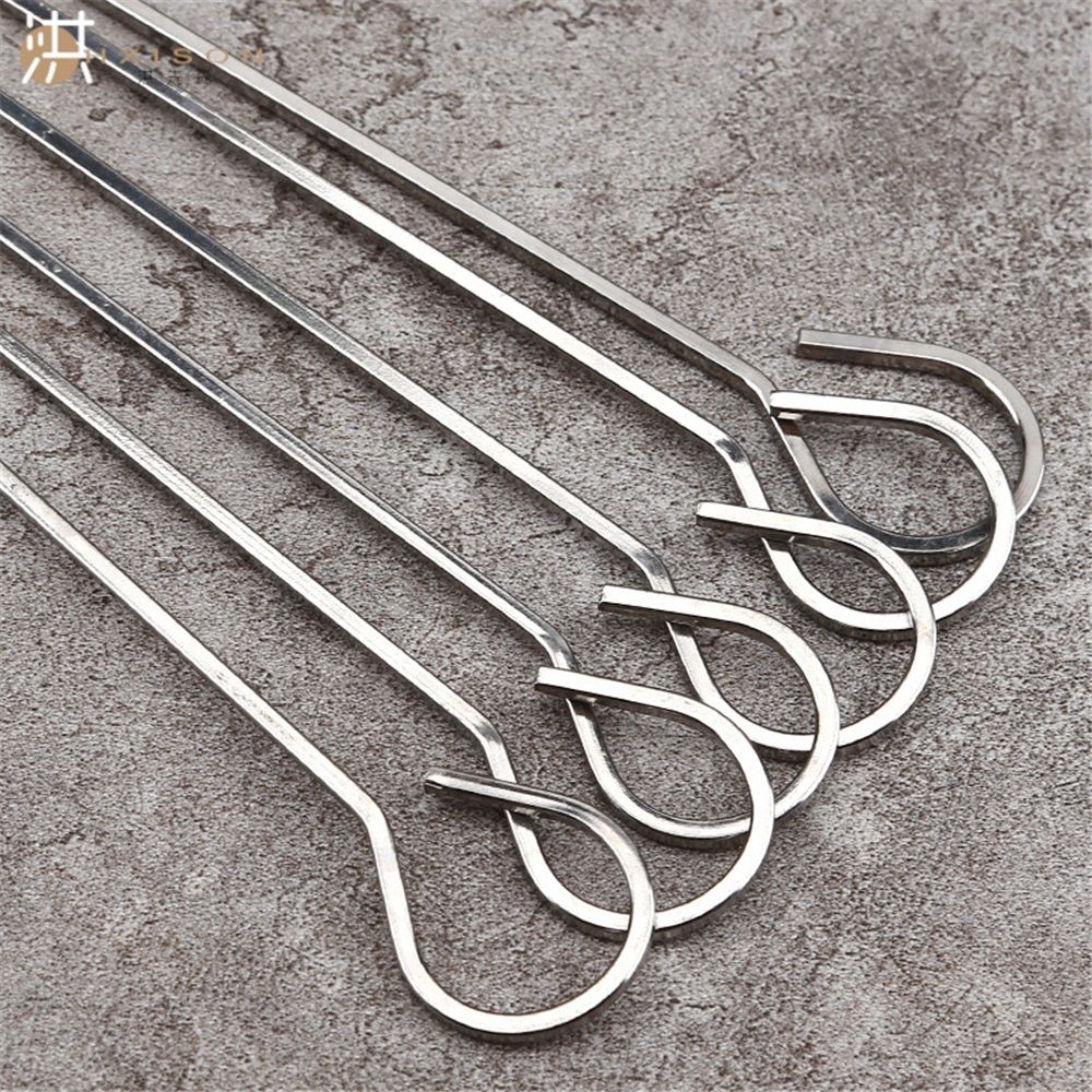Stainless Steel BBQ Shish Kabob Set view 3