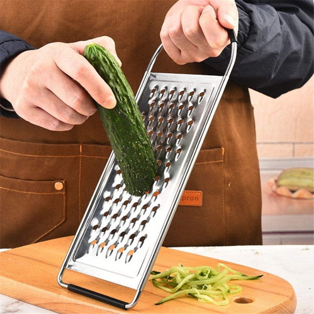 Metal Stainless Steel Extra Course Handheld Non Slip Flat Grater Ideal for view 4