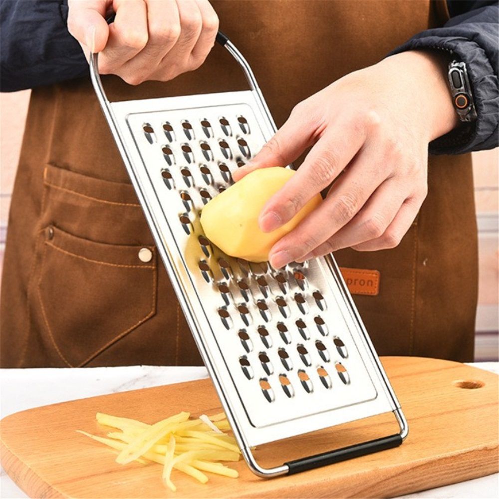 Metal Stainless Steel Extra Course Handheld Non Slip Flat Grater Ideal for view 5