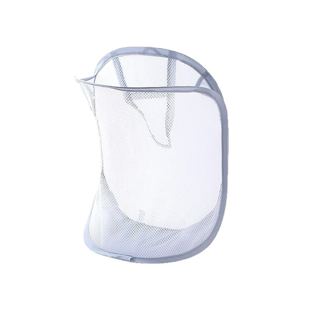 Mesh Collapsible Small Wall Laundry Baskets，Hanging Laundry Hamper，for Hotel view 4