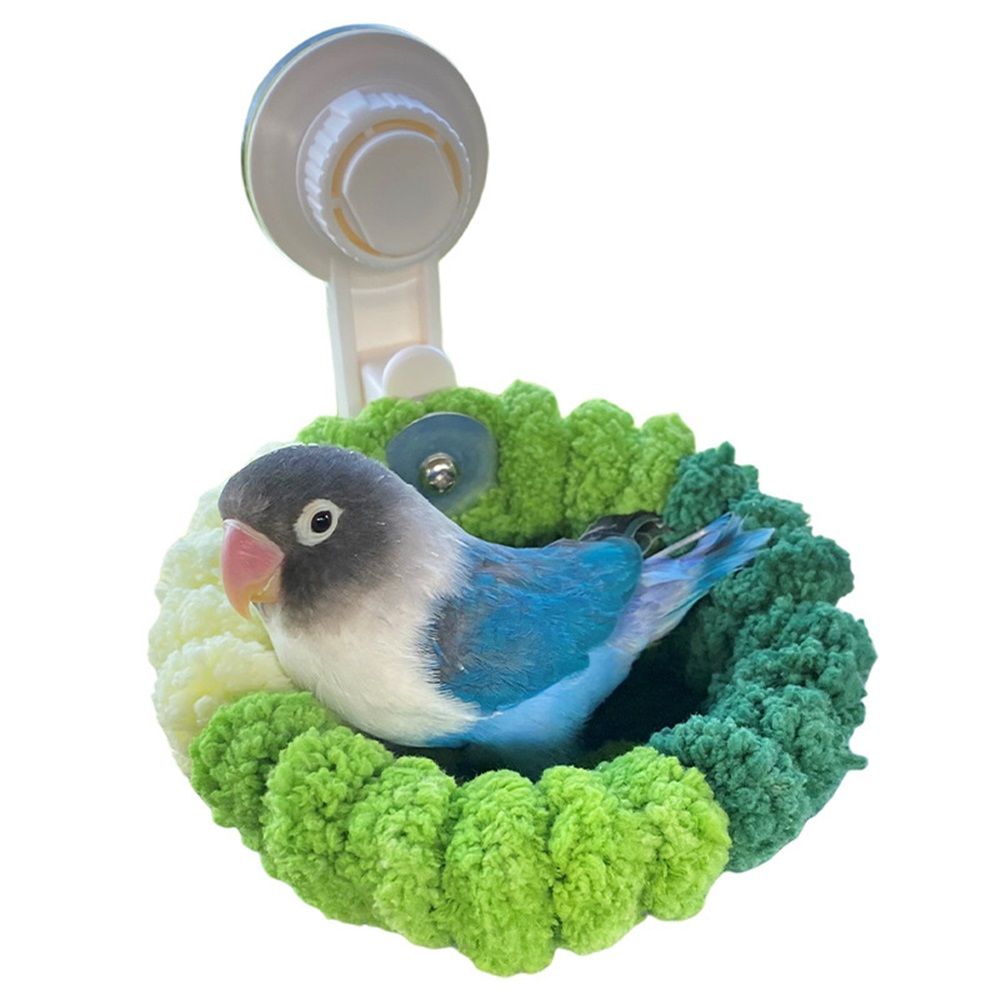 Portable Suction Cup Bird Perch Nest for Travel Car Window Glass