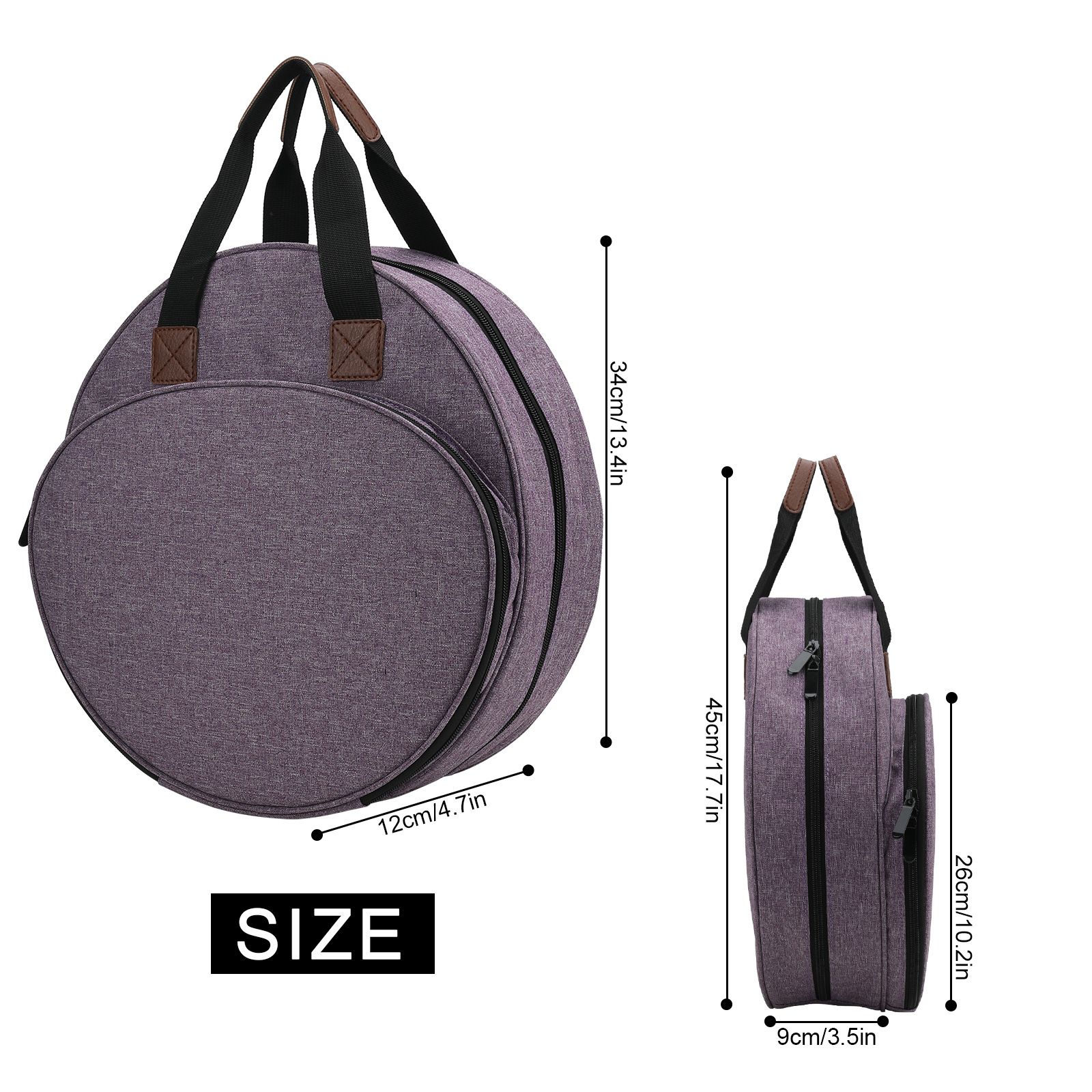 Cross Stitch Storage Bag Purple view 5