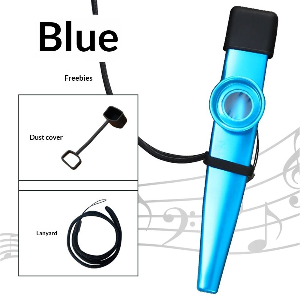 12 Pcs Metal Kazoos With 20Pcs Kazoo Flute Diaphragms view 4