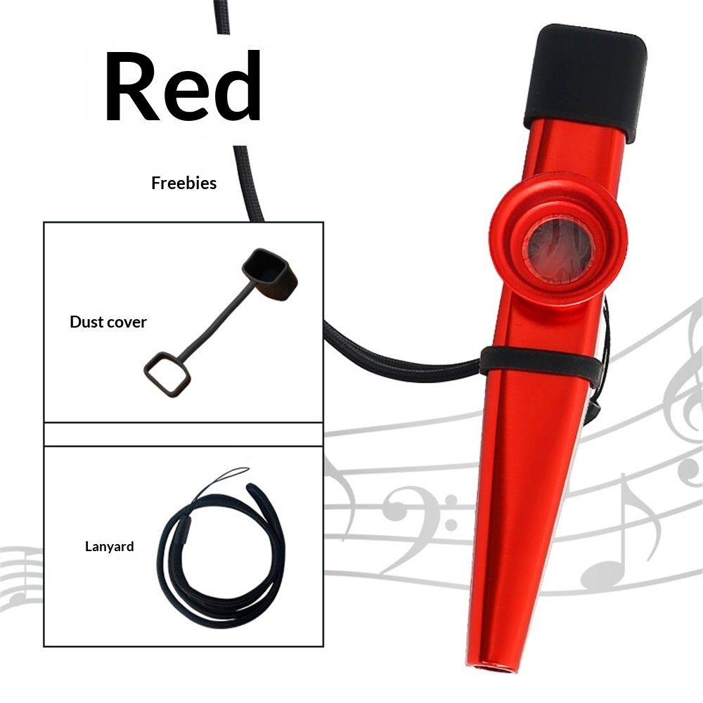12 Pcs Metal Kazoos With 20Pcs Kazoo Flute Diaphragms view 5