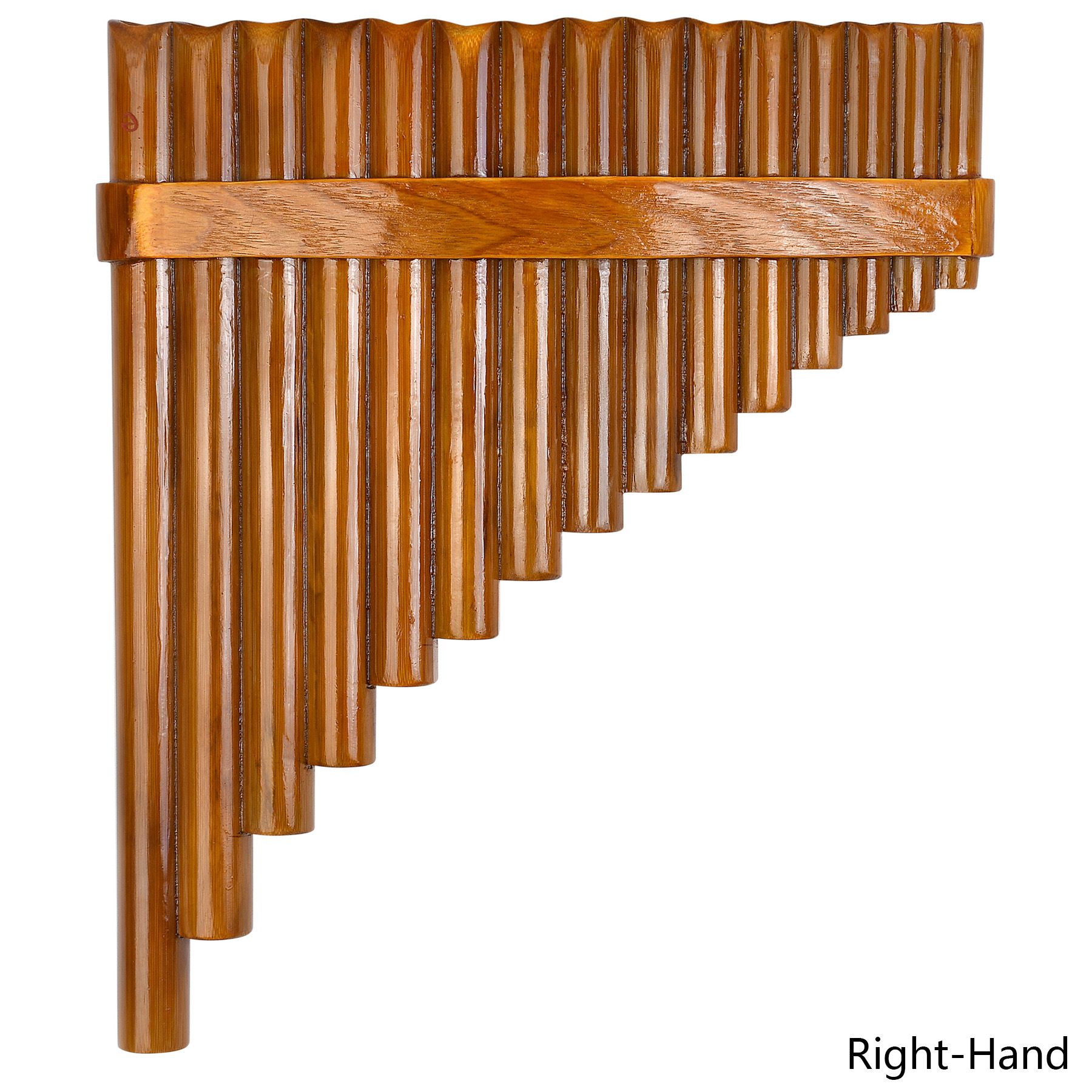 15 Pipes Brown Pan Flute G Key Chinese Traditional Musical Instrument Pan view 5