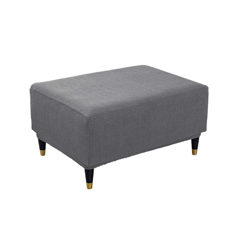 Cover Slipcover Rectangle Footrest Sofa Slipcovers Stool Cover Footstool