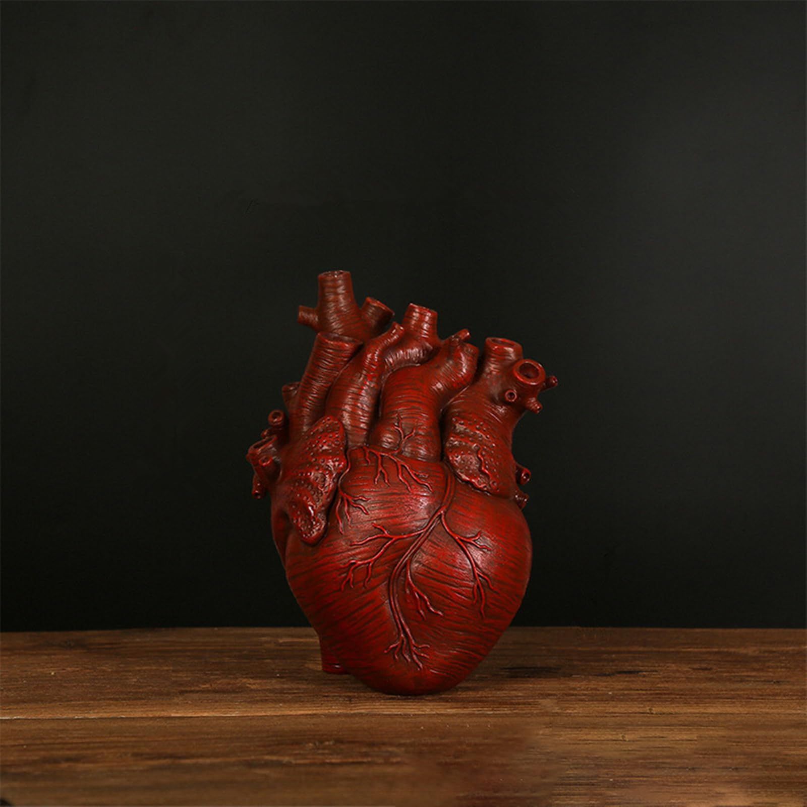 Vase Flower Vases Heart Shaped Decor Resin Flower Pot Modern Unique Nordic Art view 5
