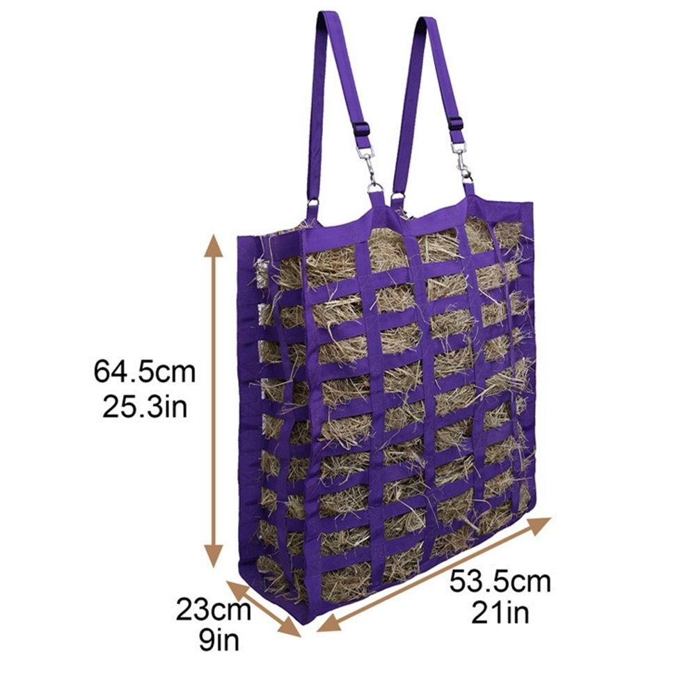 Four sided simple hay net bag view 5