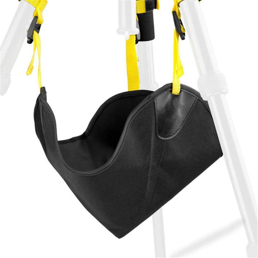 Tripod Weight Bag Black Durable Tripod Stone Bag Universal Light Stand Sand view 2