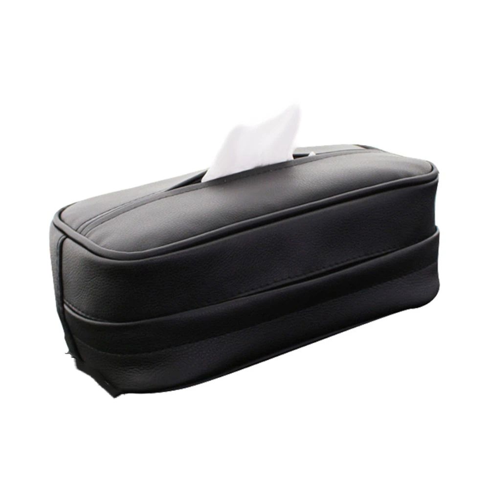 Car Sun Visor Tissue Case Holder Paper Towel Bag Cover