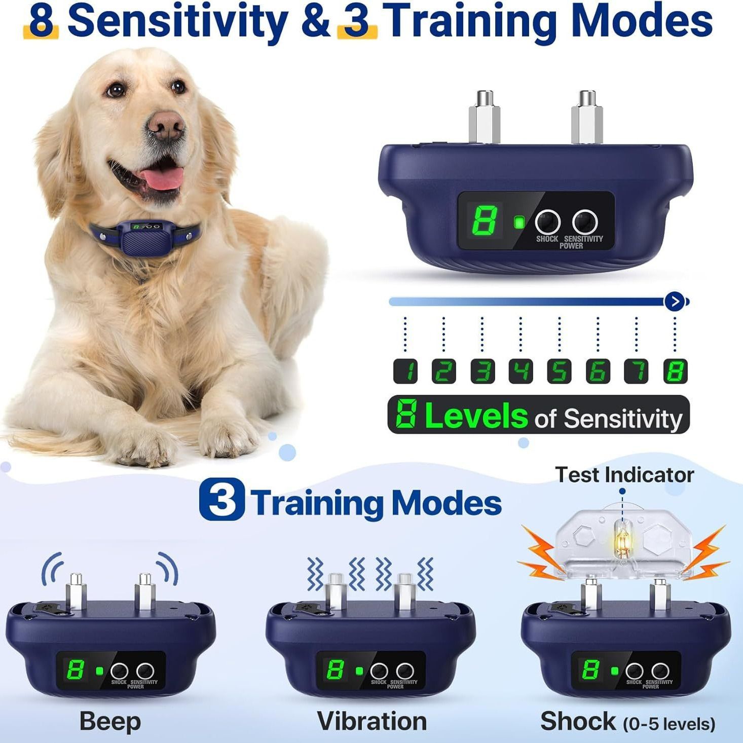 Dog Bark Collar for Large Medium Dogs view 4