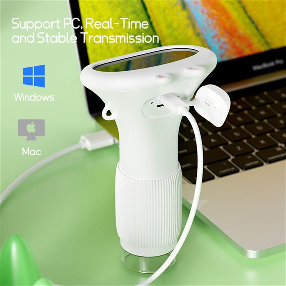 Microscope for Kids, 2" IPS Screen 1000X Handheld Digital Microscopes HD view 5