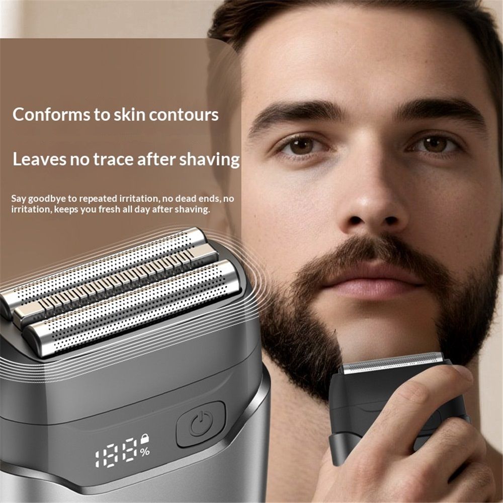 Electric Foil Shaver for Men :Floating Blades view 3