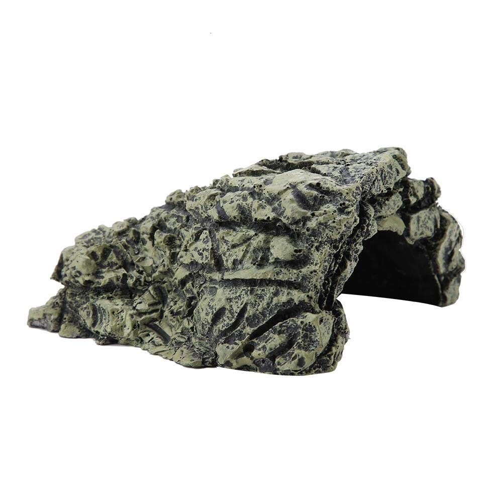 Fish Hiding Cave Aquarium Turtle Reptile Basking Hide Habitat Shelter for
