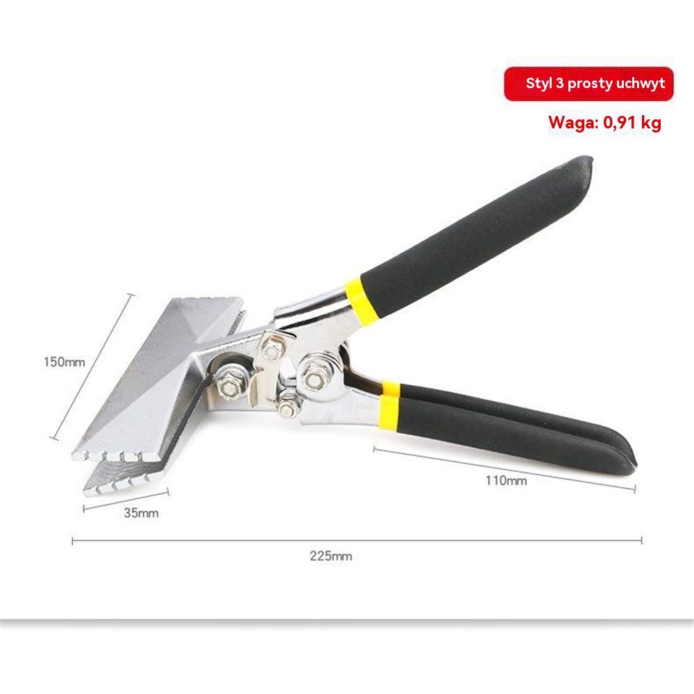 Hand Seamer Depth Markings Straight Jaw Sheet Metal Bender Tools for Bending view 5