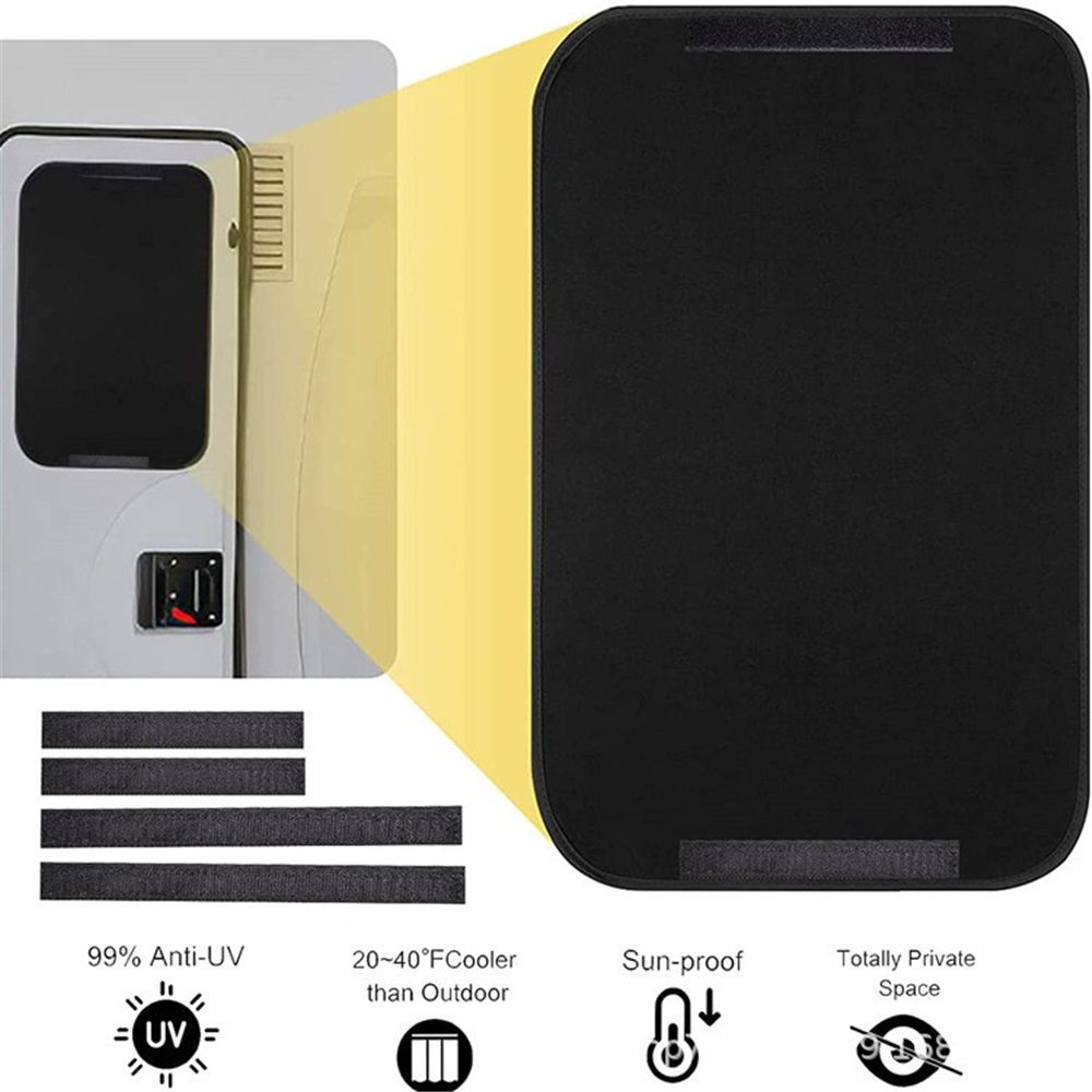 Door Window Shade Cover, RV Door Window Shade Cover,Sun Blackout Fabric for view 2