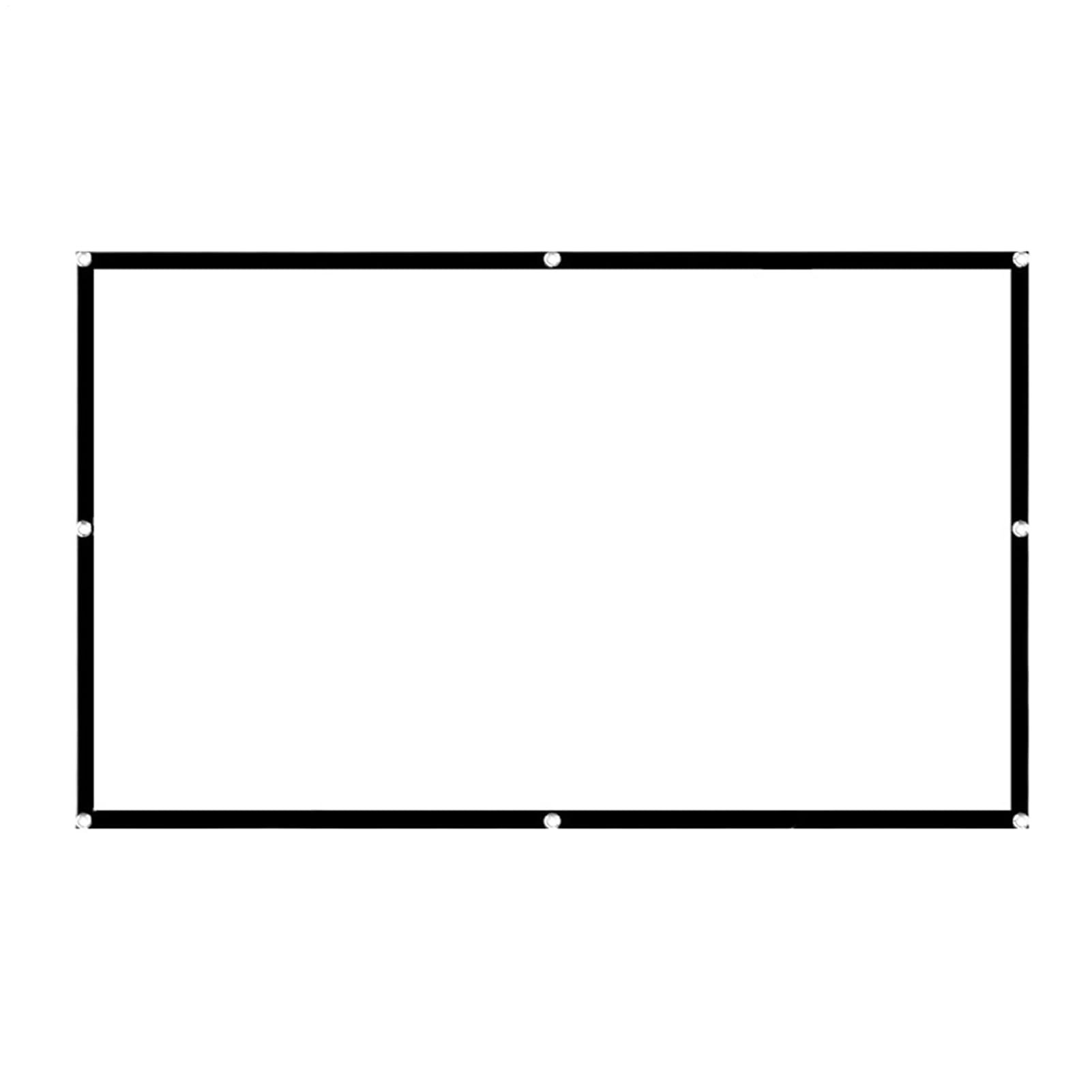 100 inch 16:9 Thicken Portable Non Crease Foldable Projection Screen