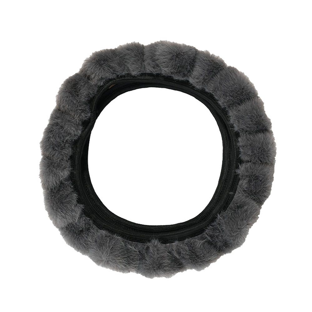 Steering Wheel Cover Premium Luxury Genuine All-Season Non-Slip for Cars Fits