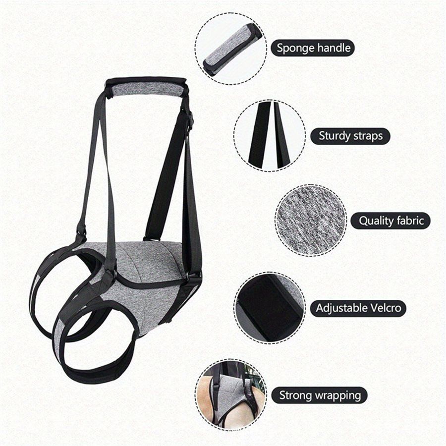 Dog Lift Harness, Dog Sling for Medium Large Dogs, Adjustable Dog Support view 4