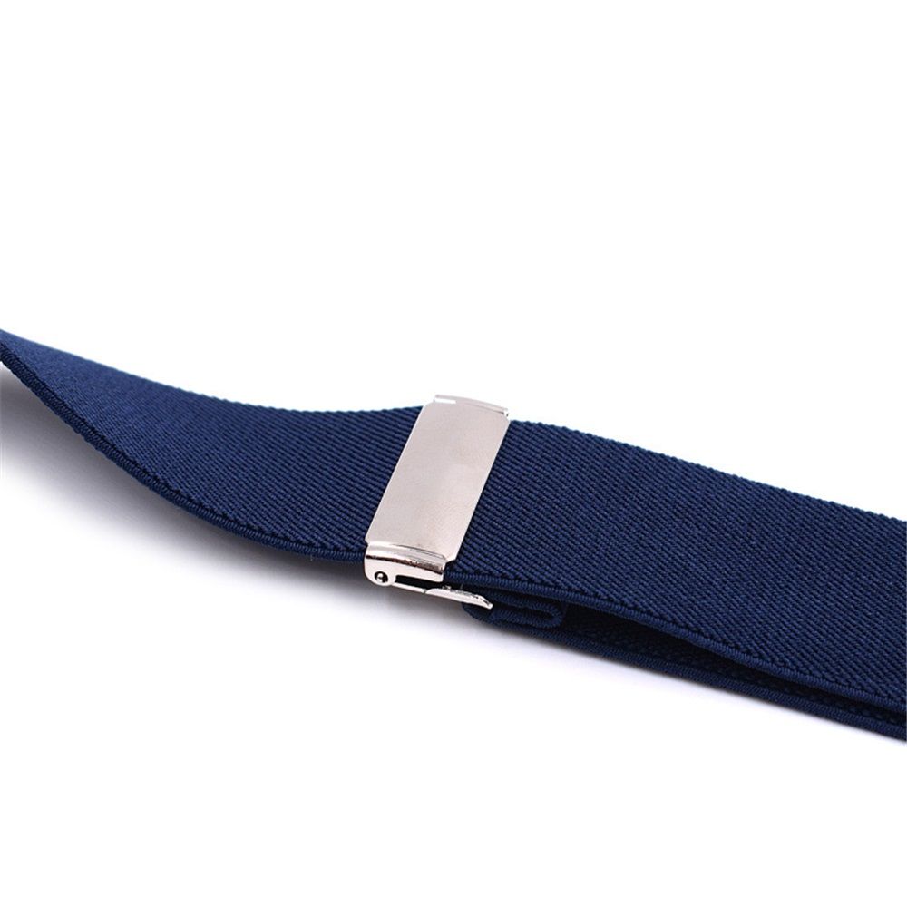 Men's Y-Back Wide 4-Clips Adjustable Suspenders view 5