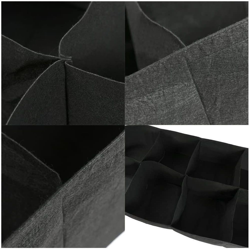 Raised Garden Bed, 128 Gallon 8 Grids Plant Grow Bags, 3 x 6 FT Planter Raised view 3