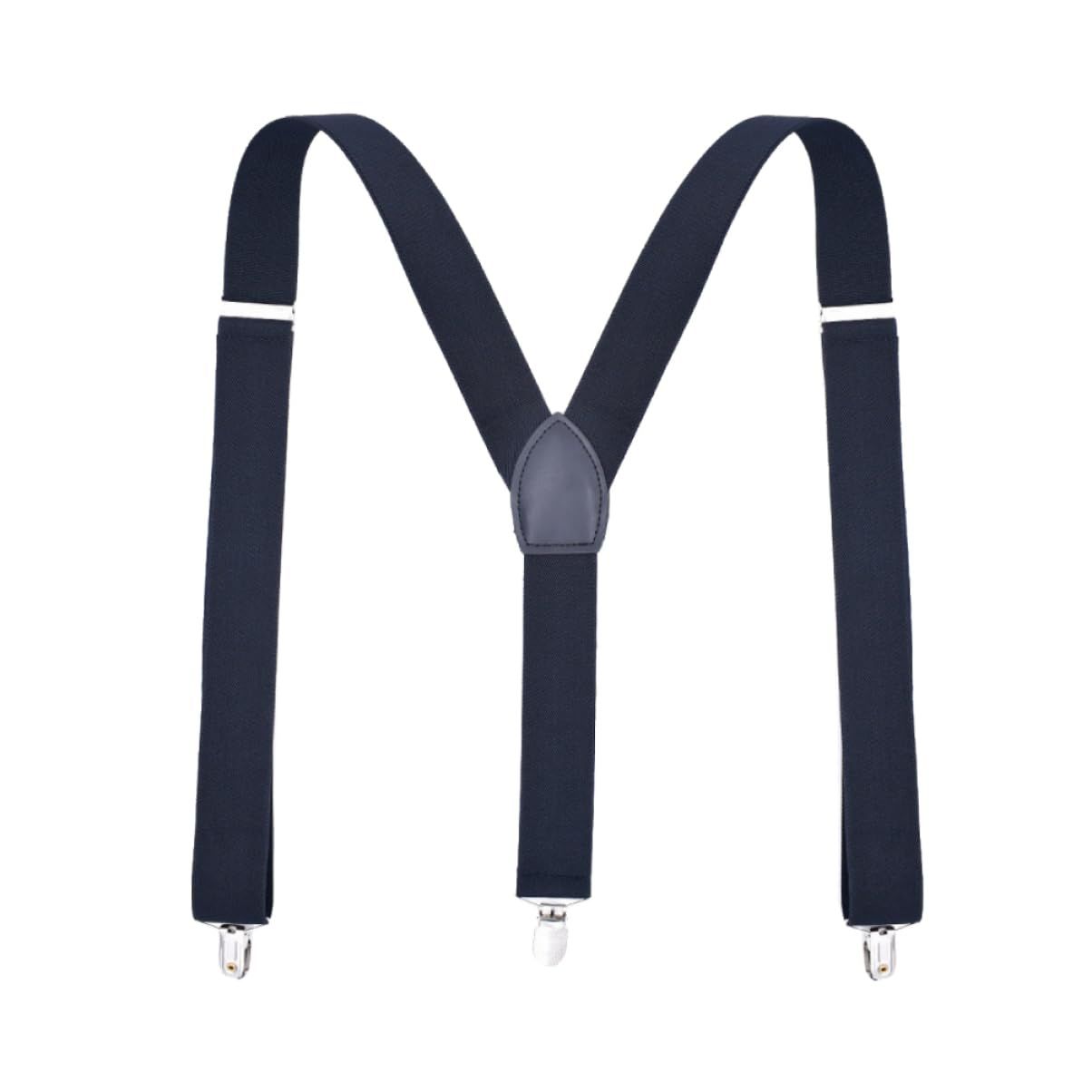 Men's Suspender - Adjustable Y-Back Clip-On Suspenders for Men with Heavy Duty