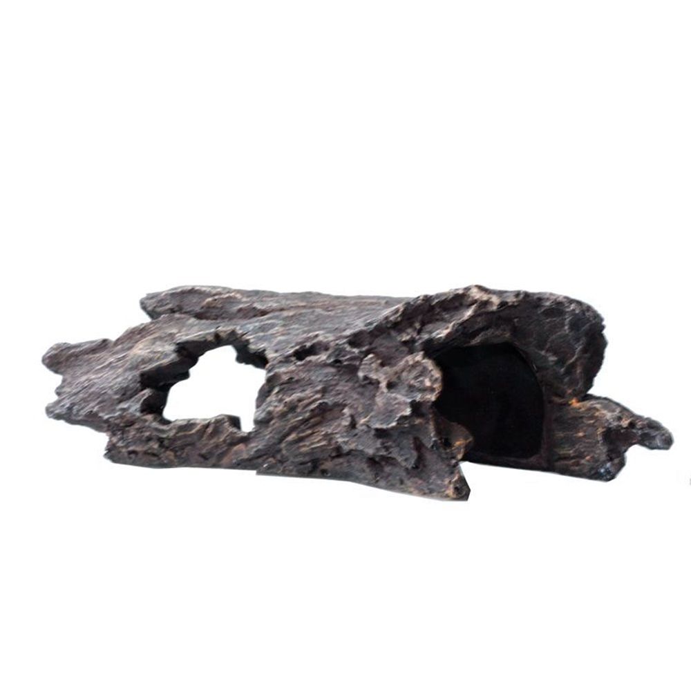Reptile Hideout Tree Trunk Hollow Log Cork Bark for Lizard Bearded Dragon