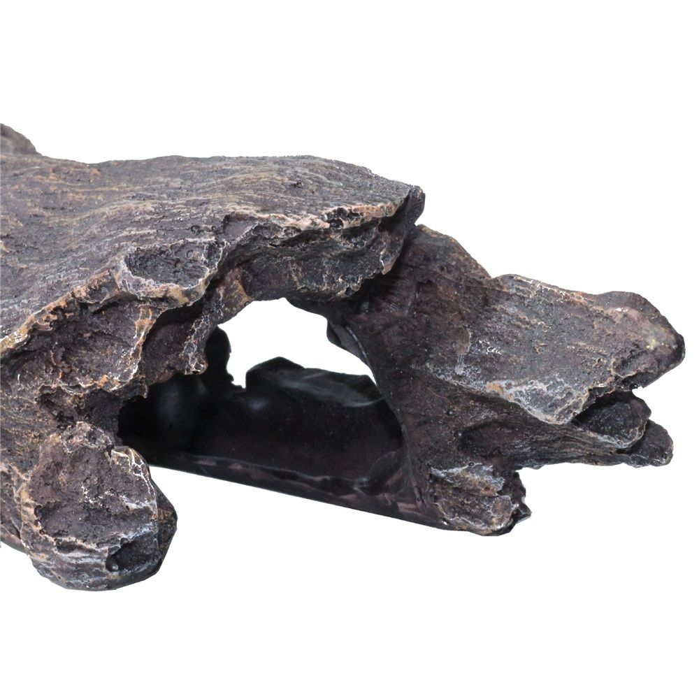 Reptile Hideout Tree Trunk Hollow Log Cork Bark for Lizard Bearded Dragon view 3