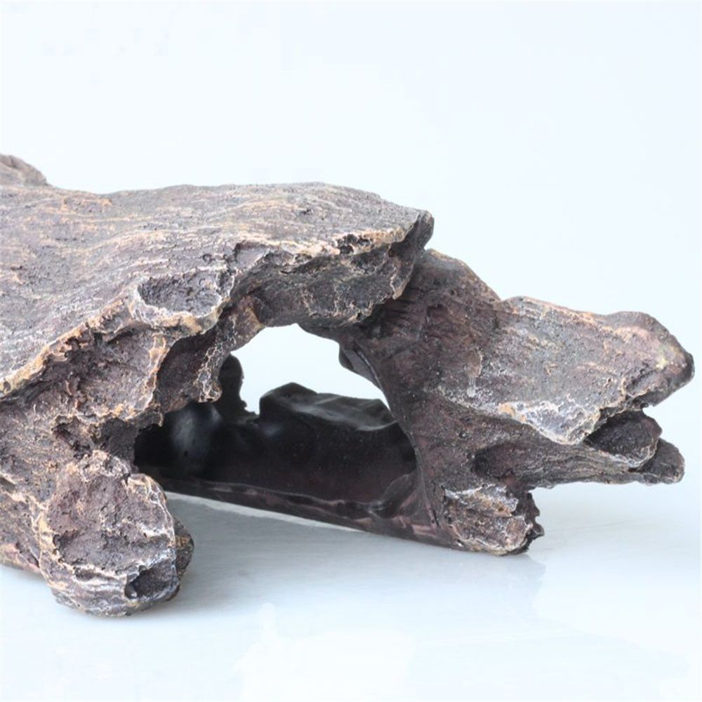 Reptile Hideout Tree Trunk Hollow Log Cork Bark for Lizard Bearded Dragon view 4