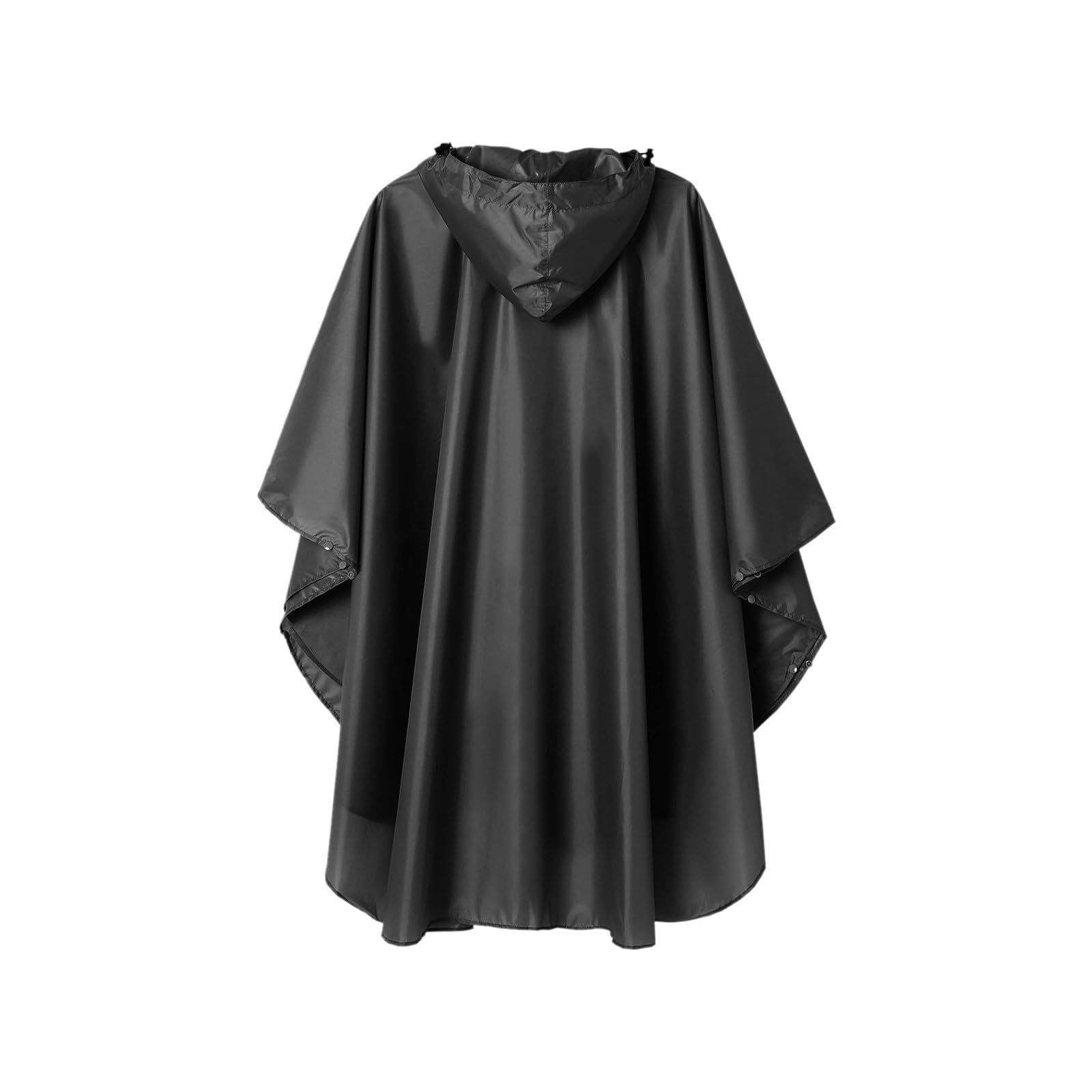 Waterproof Rain Poncho Lightweight Reusable Hiking Hooded Coat Jacket for view 3